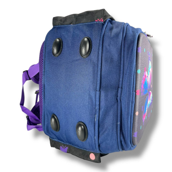 Шкільний рюкзак для дівчинки з принтом Метелик, каркасний та місткий, 22 л Шкільний рюкзак для дівчинки з принтом Метелик, каркасний та місткий, 22 л