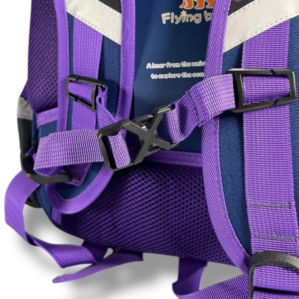 Шкільний рюкзак для дівчинки з принтом Метелик, каркасний та місткий, 22 л Шкільний рюкзак для дівчинки з принтом Метелик, каркасний та місткий, 22 л