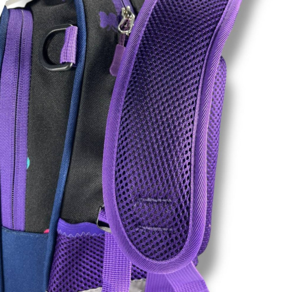 Шкільний рюкзак для дівчинки з принтом Метелик, каркасний та місткий, 22 л Шкільний рюкзак для дівчинки з принтом Метелик, каркасний та місткий, 22 л