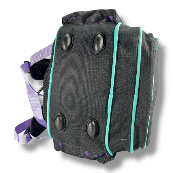 Школьный рюкзак для девочки с принтом Котик и сердечки, каркасный и вместительный, 22 л Школьный рюкзак для девочки с принтом Котик и сердечки, каркасный и вместительный, 22 л