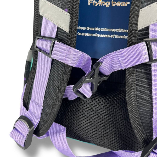 Школьный рюкзак для девочки с принтом Котик и сердечки, каркасный и вместительный, 22 л Школьный рюкзак для девочки с принтом Котик и сердечки, каркасный и вместительный, 22 л