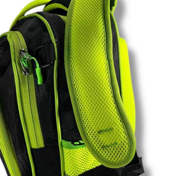 Шкільний рюкзак для хлопчика з принтом Велосипедист, каркасний та місткий, 22 л