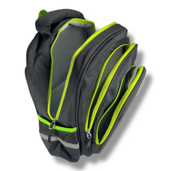 Шкільний рюкзак для хлопчика з принтом М'ячик, каркасний та місткий, 22 л