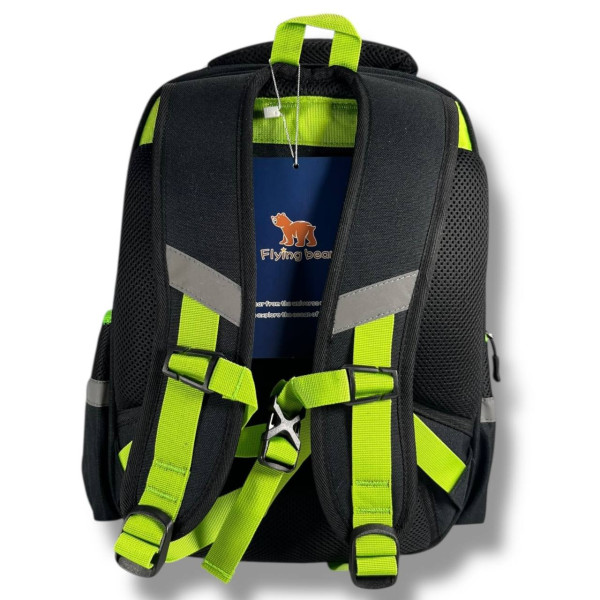 Шкільний рюкзак для хлопчика з принтом М'ячик, каркасний та місткий, 22 л