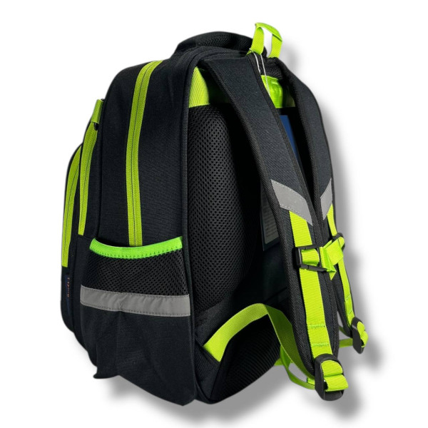 Шкільний рюкзак для хлопчика з принтом М'ячик, каркасний та місткий, 22 л
