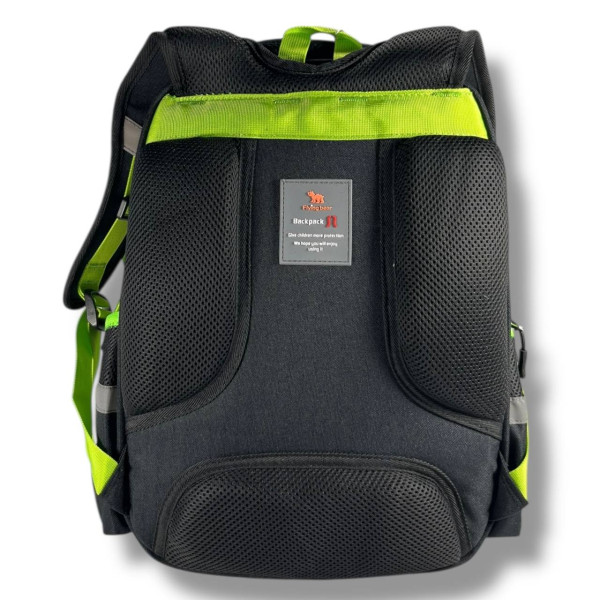 Шкільний рюкзак для хлопчика з принтом М'ячик, каркасний та місткий, 22 л