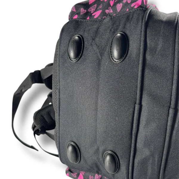 Школьный рюкзак для девочки с принтом Наушники, каркасный и вместительный, 22 л Школьный рюкзак для девочки с принтом Наушники, каркасный и вместительный, 22 л