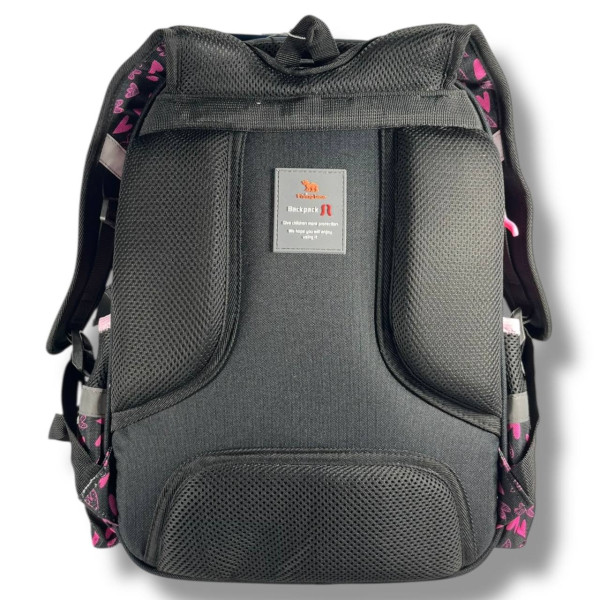 Школьный рюкзак для девочки с принтом Наушники, каркасный и вместительный, 22 л Школьный рюкзак для девочки с принтом Наушники, каркасный и вместительный, 22 л