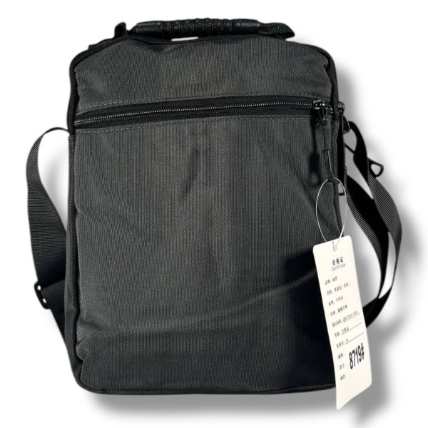 Стильная и удобная мужская сумка через плечо, серая, 4 л Стильная и удобная мужская сумка через плечо, серая, 4 л