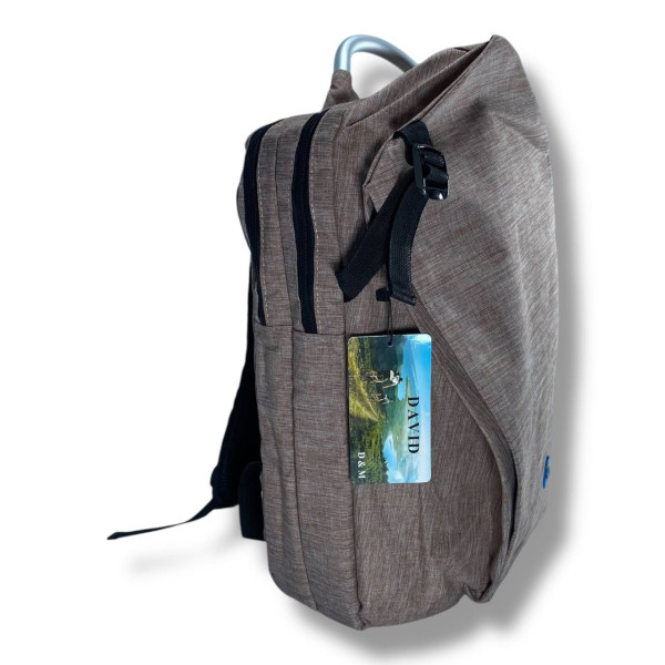 Рюкзак міський David 25 л, два відділення і внутрішні кишені розмір 43*30*16 см, сірий Рюкзак міський David 25 л, два відділення і внутрішні кишені розмір 43*30*16 см, сірий