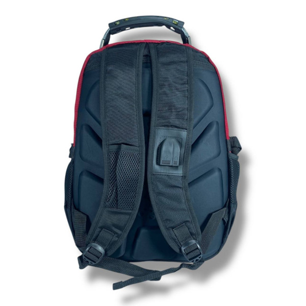 Міський рюкзак водовідштовхувальний з відділенням для ноутбука та планшета червоного кольору Міський рюкзак водовідштовхувальний з відділенням для ноутбука та планшета червоного кольору