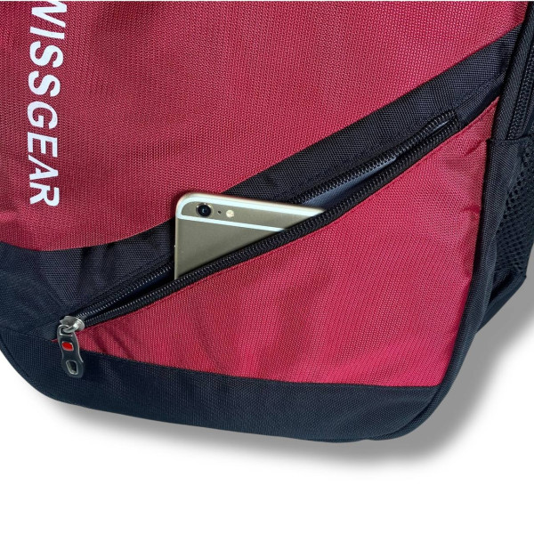 Міський рюкзак водовідштовхувальний з відділенням для ноутбука та планшета червоного кольору Міський рюкзак водовідштовхувальний з відділенням для ноутбука та планшета червоного кольору