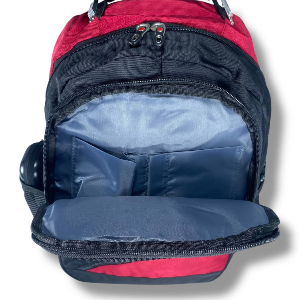 Міський рюкзак водовідштовхувальний з відділенням для ноутбука та планшета червоного кольору Міський рюкзак водовідштовхувальний з відділенням для ноутбука та планшета червоного кольору