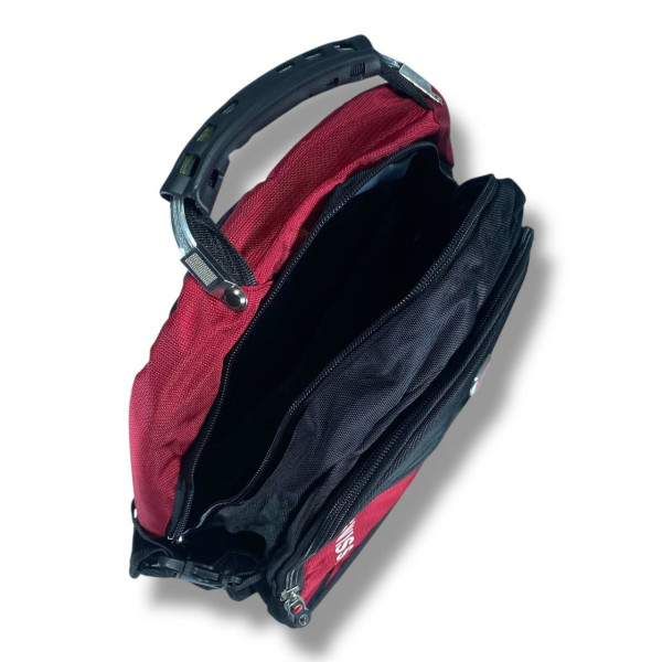 Міський рюкзак водовідштовхувальний з відділенням для ноутбука та планшета червоного кольору Міський рюкзак водовідштовхувальний з відділенням для ноутбука та планшета червоного кольору