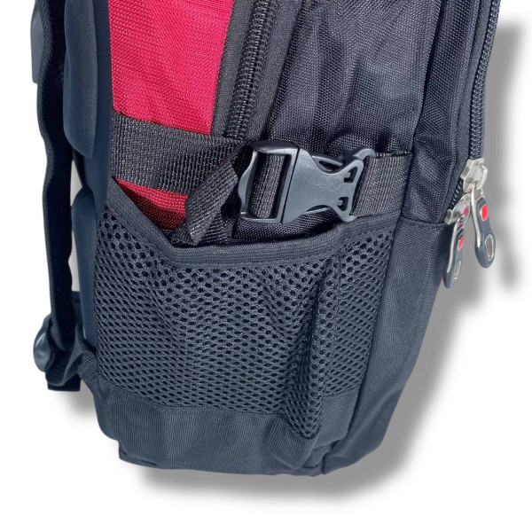 Міський рюкзак водовідштовхувальний з відділенням для ноутбука та планшета червоного кольору Міський рюкзак водовідштовхувальний з відділенням для ноутбука та планшета червоного кольору