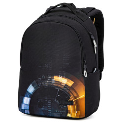 Рюкзак Sky Name, молодежный подростковый для мальчика, черный Рюкзак Sky Name, молодежный подростковый для мальчика, черный