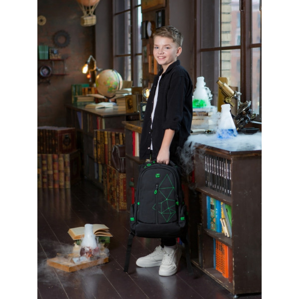 Шкільний рюкзак з USB-слотом для підлітків, зручний та місткий, на 2 відділення Шкільний рюкзак з USB-слотом для підлітків, зручний та місткий, на 2 відділення
