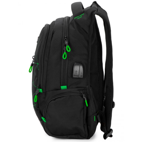 Шкільний рюкзак з USB-слотом для підлітків, зручний та місткий, на 2 відділення Шкільний рюкзак з USB-слотом для підлітків, зручний та місткий, на 2 відділення