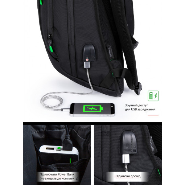 Школьный рюкзак с подростковым USB-слотом, удобный и вместительный, на 2 отделения, черный с красным, 22 л Школьный рюкзак с подростковым USB-слотом, удобный и вместительный, на 2 отделения, черный с красным, 22 л