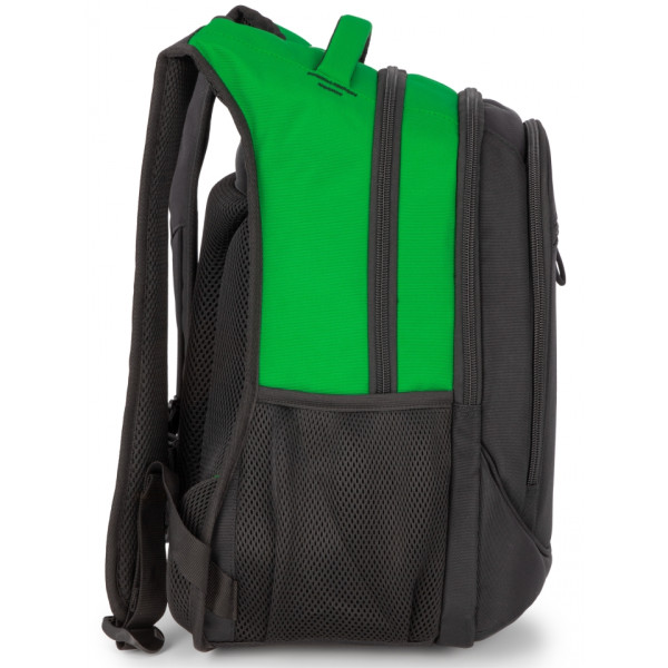 Шкільний рюкзак Sky Name (Winner) для хлопчиків, на 3 відділення, ортопедична спинка, чорний з зеленим, 21 л Шкільний рюкзак Sky Name (Winner) для хлопчиків, на 3 відділення, ортопедична спинка, чорний з зеленим, 21 л