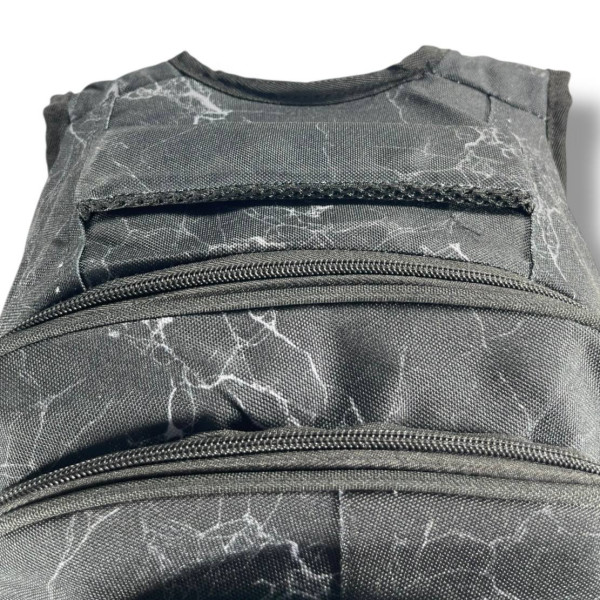 Черный школьный рюкзак для мальчиков с принтом Мячик, водонепроницаемый, пенал в комплекте, на 3 отделения Черный школьный рюкзак для мальчиков с принтом Мячик, водонепроницаемый, пенал в комплекте, на 3 отделения