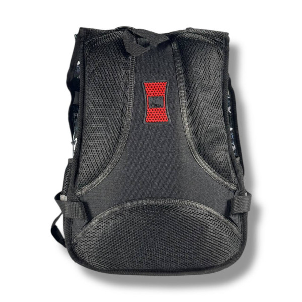 Черный школьный рюкзак для мальчиков с принтом Мячик, водонепроницаемый, пенал в комплекте Черный школьный рюкзак для мальчиков с принтом Мячик, водонепроницаемый, пенал в комплекте