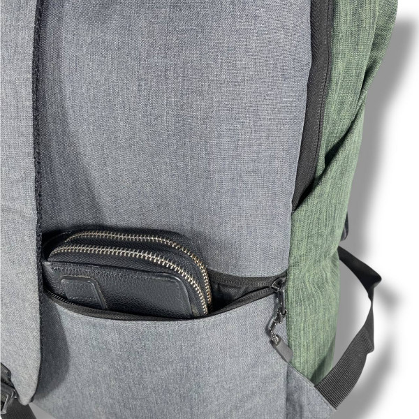 Рюкзак міський 20 л, 1 відділення, внутрішня кишеня, задня кишеня, зелений Рюкзак міський 20 л, 1 відділення, внутрішня кишеня, задня кишеня, зелений