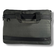 Вместительная и стильная сумка с карманом для ноутбука, темно-серая, 7 л