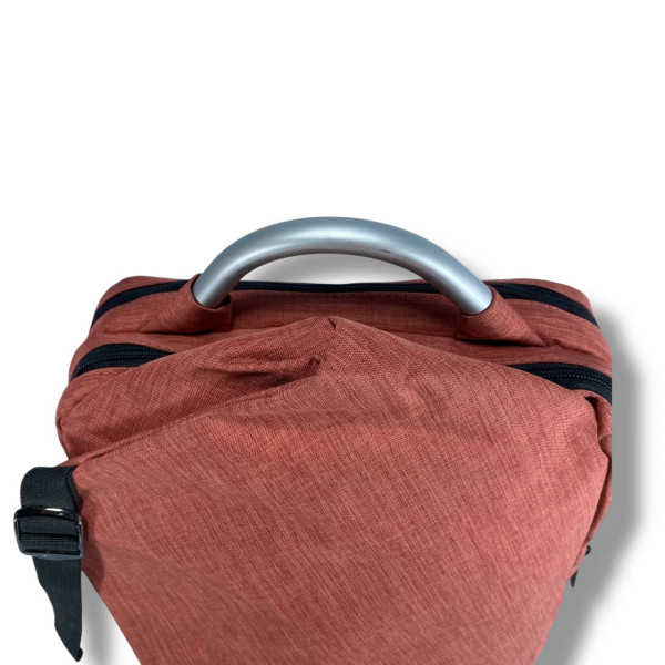 Міський рюкзак з водовідштовхувальним покриттям теракотовий колір