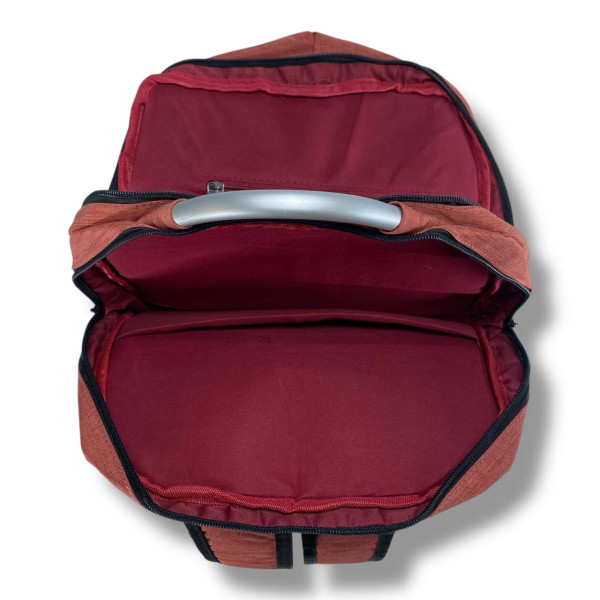 Міський рюкзак з водовідштовхувальним покриттям теракотовий колір