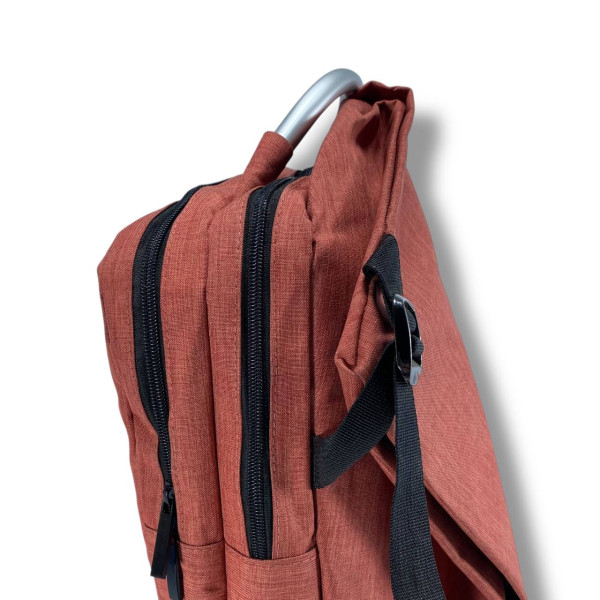 Міський рюкзак з водовідштовхувальним покриттям теракотовий колір