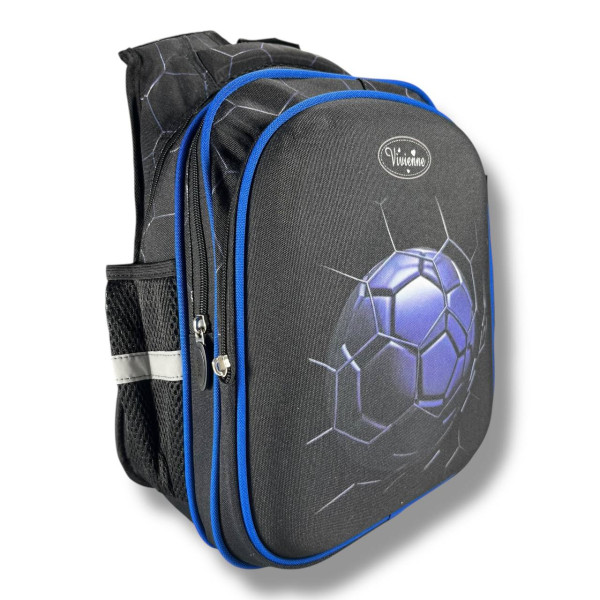 Школьный рюкзак для мальчиков 6–9 лет, черный, в комплекте с пеналом, на 3 отделения Школьный рюкзак для мальчиков 6–9 лет, черный, в комплекте с пеналом, на 3 отделения