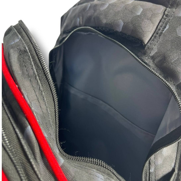 Школьный рюкзак для мальчиков 6–9 лет с принтом Мячик с пеналом в комплекте, черный Школьный рюкзак для мальчиков 6–9 лет с принтом Мячик с пеналом в комплекте, черный