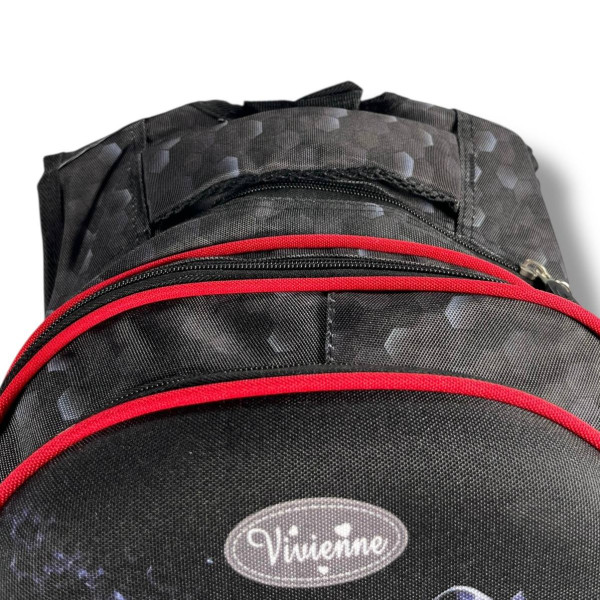 Школьный рюкзак для мальчиков 6–9 лет с принтом Мячик с пеналом в комплекте, черный Школьный рюкзак для мальчиков 6–9 лет с принтом Мячик с пеналом в комплекте, черный