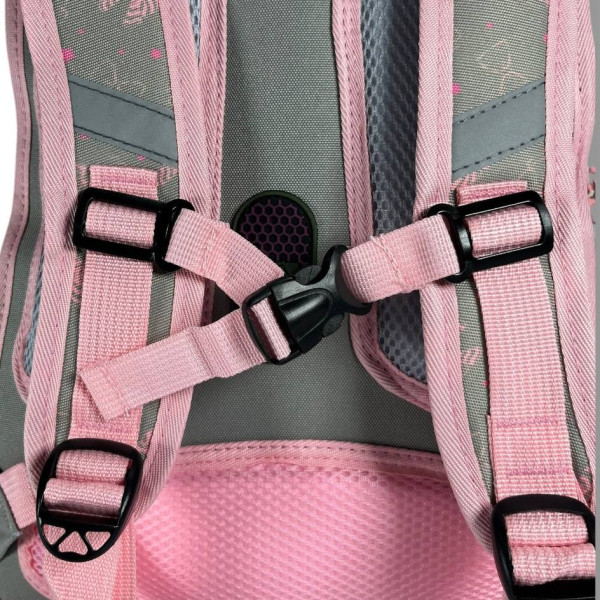 Школьный рюкзак для девочек 6–9 лет с принтом Балерина с пеналом в комплекте, серый Школьный рюкзак для девочек 6–9 лет с принтом Балерина с пеналом в комплекте, серый