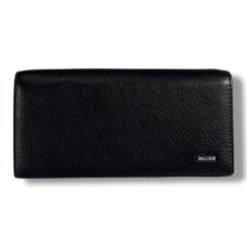 Стильный женский кошелек из натуральной кожи, чорный