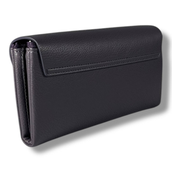 Стильный женский кошелек-клатч, фиолетовый (20×10 см) Стильный женский кошелек-клатч, фиолетовый (20×10 см)