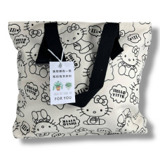 Стильный белый шоппер для девочек