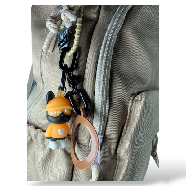 Портфель для девочек 12-18 лет, светло-коричневый, водонепроницаемый