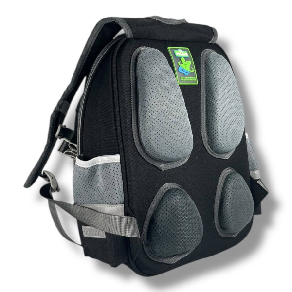 Школьный рюкзак с принтом Мяч для младших классов, вместительный и удобный, 20 л, на 3 отделения Школьный рюкзак с принтом Мяч для младших классов, вместительный и удобный, 20 л, на 3 отделения