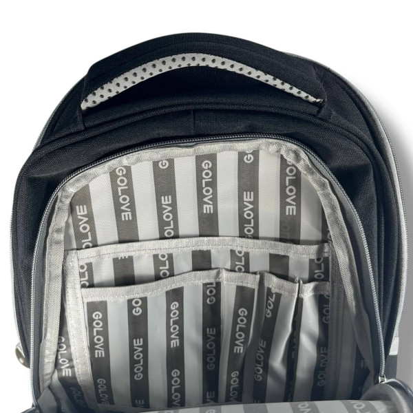 Школьный рюкзак с принтом Мотоциклист для младших классов, вместительный и удобный, 20 л, водонепроницаемый Школьный рюкзак с принтом Мотоциклист для младших классов, вместительный и удобный, 20 л, водонепроницаемый