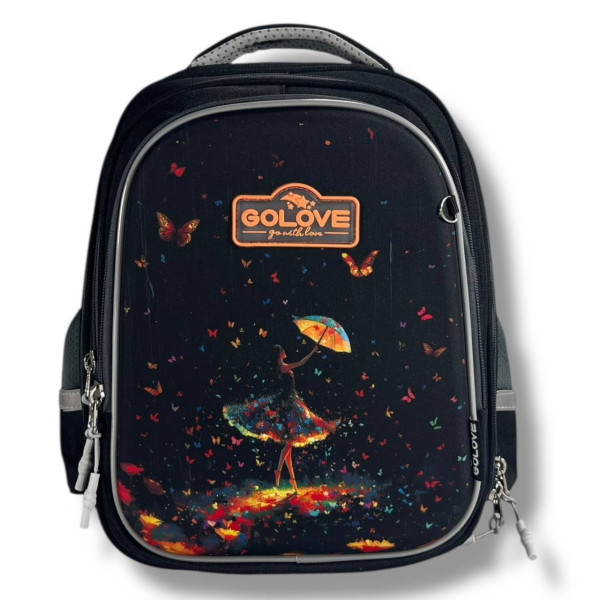 Каркасный школьный рюкзак для девочки с принтом Балерина, вместительный и удобный, 20 л Каркасный школьный рюкзак для девочки с принтом Балерина, вместительный и удобный, 20 л