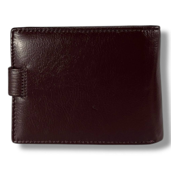 Мужской кошелек-портмоне из натуральной кожи, коричневый, стильный и удобный Мужской кошелек-портмоне из натуральной кожи, коричневый, стильный и удобный