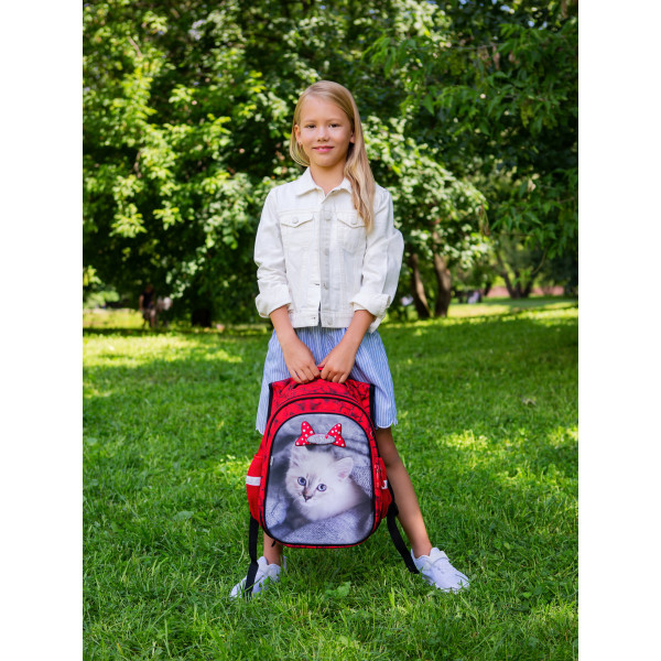 Школьный рюкзак для девочки 1-4 класс, Sky Name (Winner), красный Школьный рюкзак для девочки 1-4 класс, Sky Name (Winner), красный