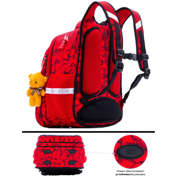 Школьный рюкзак для девочки 1-4 класс, Sky Name (Winner), красный Школьный рюкзак для девочки 1-4 класс, Sky Name (Winner), красный