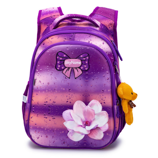 Рюкзак школьный для девочки Sky Name (Winner), розово-фиолетовый Рюкзак школьный для девочки Sky Name (Winner), розово-фиолетовый