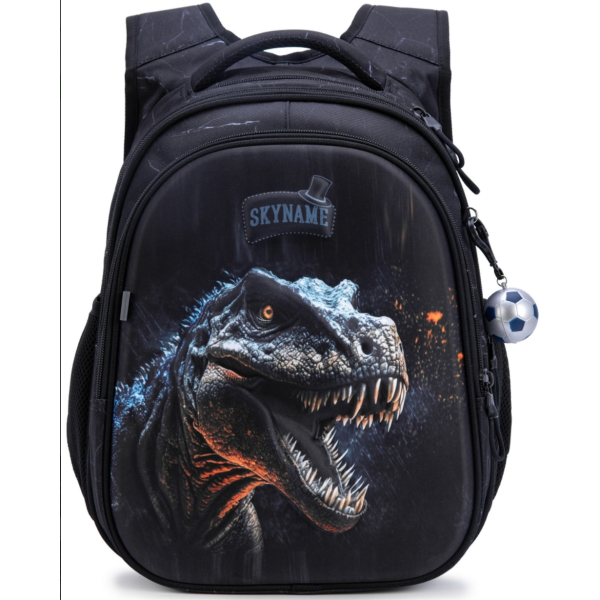 Школьный рюкзак Winner для мальчиков 1-4 классов с 3D принтом динозавра