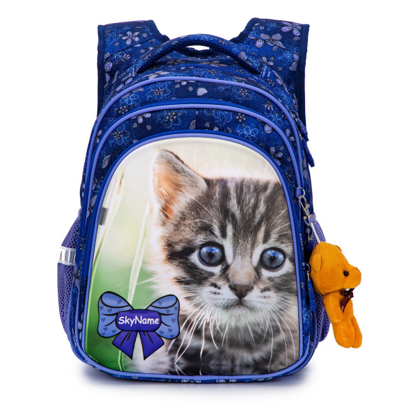 Ранець шкільний для дівчинки 1-4 клас, водовідштовхувальна тканина Sky Name (Winner), синій Ранець шкільний для дівчинки 1-4 клас, водовідштовхувальна тканина Sky Name (Winner), синій