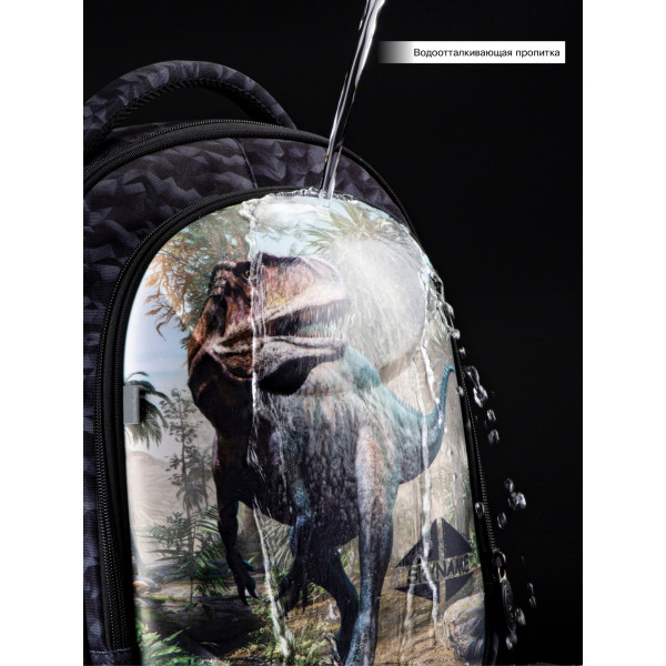 Рюкзак школьный для мальчика, жесткий каркас, два отдела Winner One/Sky Name, черно-серый Рюкзак школьный для мальчика, жесткий каркас, два отдела Winner One/Sky Name, черно-серый