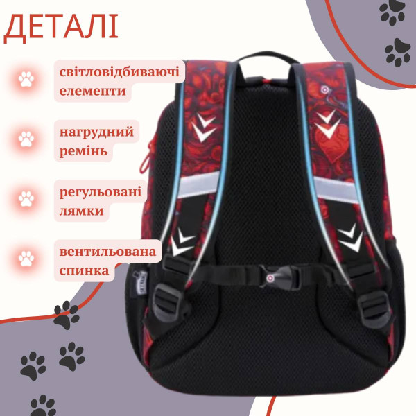 Стильний шкільний рюкзак Winner для дівчаток 1-4 класів
